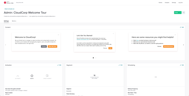 Xactly Show Me Dashboard
