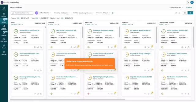 Forecasting Product Tour Screenshot Thumbnail: Identify opportunities you can count on"