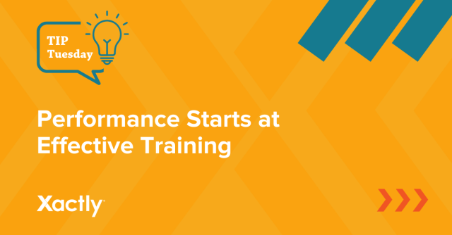 Performance starts at effective training