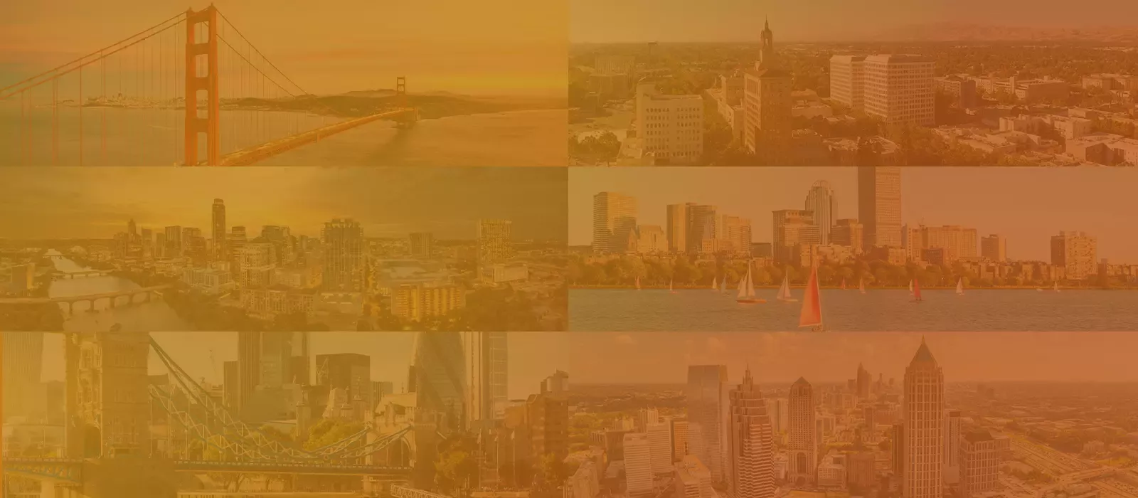 Unleashed on Tour 2022 Banner with City Collage featuring Boston, Austin, London, San Jose, San Francisco and Atlanta