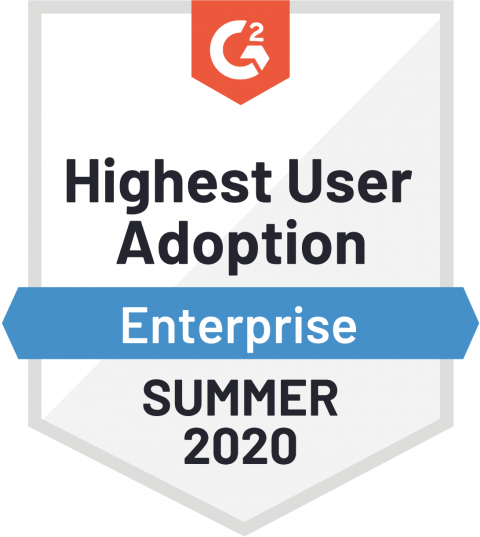 G2 Badge - Highest Use Adoption