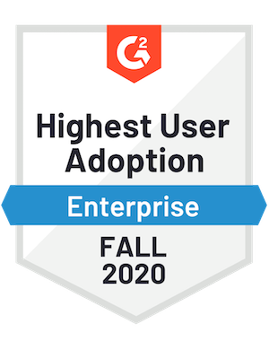 G2 Badge - Highest User Adoption