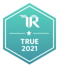 TrustRadius True 2021 Award Xactly