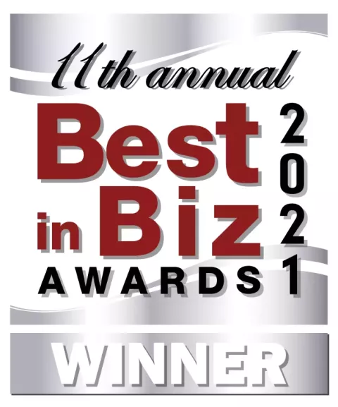 11th Annual Best in Biz Silver Award Winner